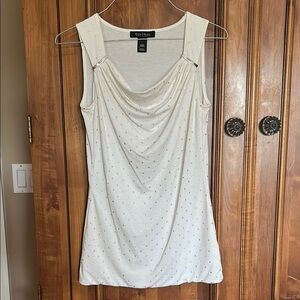 White House Black Market Ivory Blouse XXS